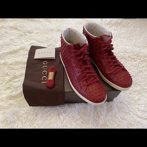 Gucci Sneakers size 11G Red